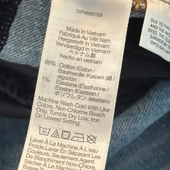 Madewell Maternity Over-the-Belly Perfect Vintage Jeans in Coney Wash SZ 28 - Picture 5 of 7